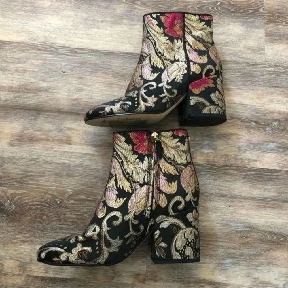 Sam Edelman | Taye Metallic Jacquard Boot 6 1/2